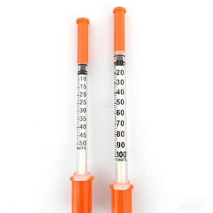 Jeringas de Insulina Estériles de 0.5 ml, Indoloras, Desechables, U-100, Hipodérmicas, con Aguja Fija, para el Cuidado de la Salud Animal - Product Image 6