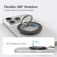 Support magnétique ultra-fin pour téléphone avec rotation à 360° °   Rotation