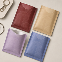 Sacs opaques imprimés sur mesure, pochettes à trois soudures latérales pour articles promotionnels, impression de logo en blocs de couleur