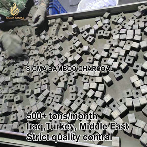 Charbon à chicha Panda en sciure de bambou 100% pur, cendres blanches, sans produits chimiques, vente en gros, directement de l'usine Sigma - Product Image 5