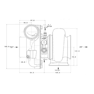 Série G Turbo 880547 G57-<span class=keywords><strong>3000</strong></span> Roulement à billes BB Lame en acier inoxydable Turbine V-Band 761208 G57 1950 2250 2425 2750 <span class=keywords><strong>3000</strong></span> - Product Image 3