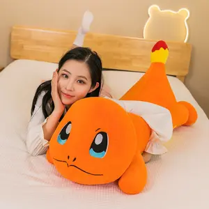 Todos los modelos Poke-moned Anime juguetes de peluche Pikachu Charmander Squirtle juguetes de peluche Kawaii Charmander Animal Peluche muñeca