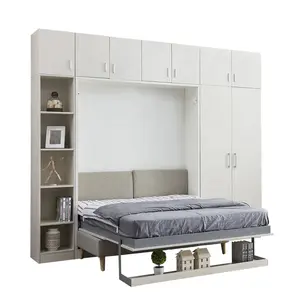 Мебельные панели для гостиной, складной диван, настенная кровать, Мёрфи с шкафами