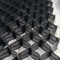 Geocelda de Drenaje Ligera de HDPE para Techos Verdes con Diseño de Modelo 3D GEOROAD TGLG, Material de Construcción