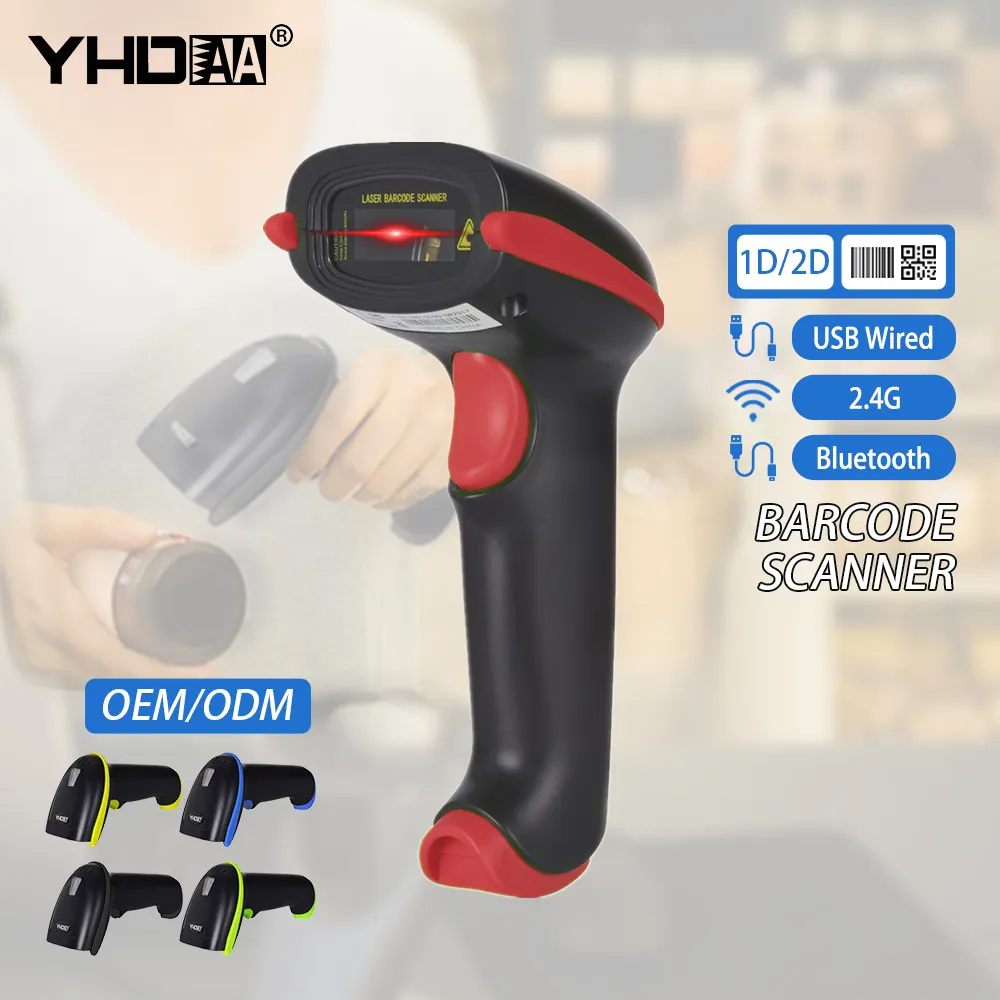 Pembelian Ritel Yhdaa 2D CMOS Barcode Reader QR Code Scanner untuk Smartphone Android