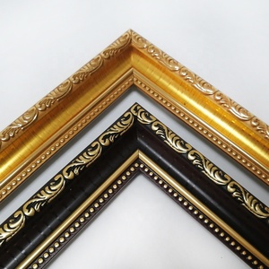 Elegante y lujoso <span class=keywords><strong>marco</strong></span> de fotos de pared de poliestireno de plástico negro dorado, moldeado de <span class=keywords><strong>Marco</strong></span> PS - Product Image 2