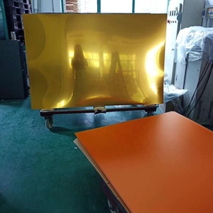 反射ミラー仕上げプラスチックシートミラー薄いフレキシブルポリカーボネート壁ベニヤパネルアクリルミラーシート - Product Image 2
