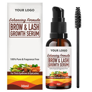 Vegan Cruelty Free Biotina <span class=keywords><strong>Aceite</strong></span> <span class=keywords><strong>de</strong></span> ricino Péptido Eye Lash & Brow Serum Etiqueta privada <span class=keywords><strong>Pestañas</strong></span> y CEJA Crecimiento Suero Marca privada - Product Image 1