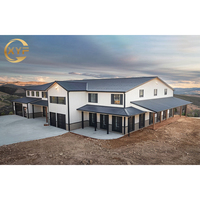 Taller de Estructura de Acero Prefabricada Aislada OEM, Edificio Comercial de Oficinas con Estructura Metálica Ignífuga