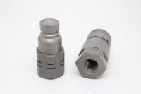 Raccord hydraulique rapide à face plate en acier allié FFH ISO16028, filetage BSPT NPT, coupleur hydraulique à déconnexion rapide