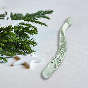 2025手作りクリスタルロングガラスバットアナルプラグDildos - Product Image 4