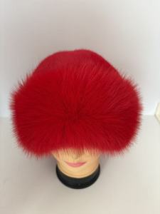 Chapeau dôme de luxe en fausse fourrure de vison, vente en gros directe usine, chapeau en peluche avec grande bordure en fourrure, chapeau chaud d'hiver <span class=keywords><strong>pour</strong></span> assortir aux manteaux - Product Image 5