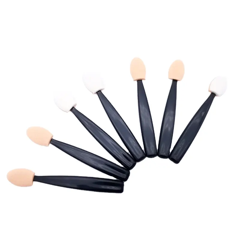 Disposable Mini Eyeshadow Sponge Applicator Brushes Eye Shadow Makeup Double End Eyeshadow Brush