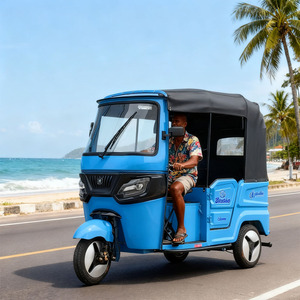 Nouveau Tricycle électrique ouvert Bajaj CEE OEM Design asiatique 72V 3000W batterie remplaçable <span class=keywords><strong>Tuk</strong></span> <span class=keywords><strong>Tuk</strong></span> CKD modèle - Product Image 5