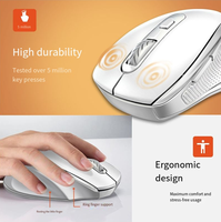 Accessoires pour ordinateur de bureau, ordinateur portable professionnel, souris sans fil 2,4 G à batterie, 1200 dpi, 6 boutons