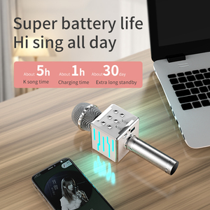 Hot Sale Professional Wireless <b>Microphone</b> Speaker Handheld <b>Microphone</b> Music Player Singing Recorder KTV <b>Microphone</b> - Product Image 5