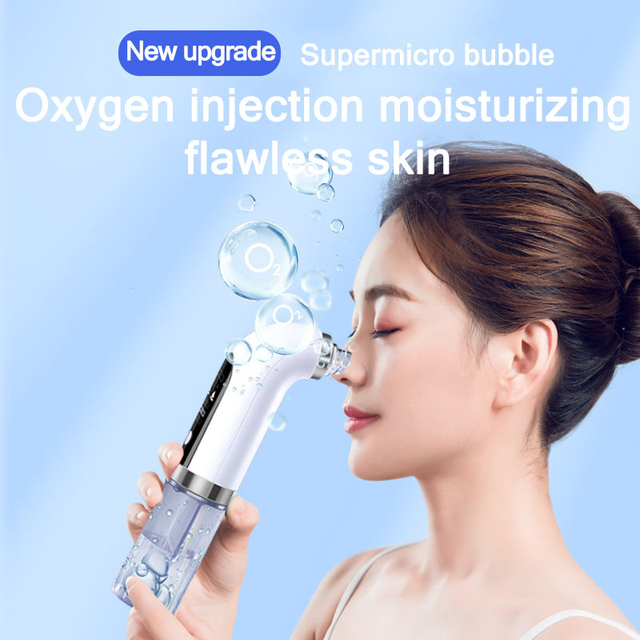 Rechargeable Electric Pore Care Device for Gentle Facial Exfoliation and Skin Purifying
