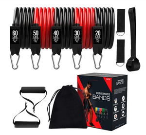 Juego <span class=keywords><strong>de</strong></span> bandas ajustables para ejercicio, con <span class=keywords><strong>barra</strong></span> <span class=keywords><strong>de</strong></span> resistencia, con <span class=keywords><strong>barra</strong></span> <span class=keywords><strong>de</strong></span> Pilates, la mejor calidad - Product Image 1