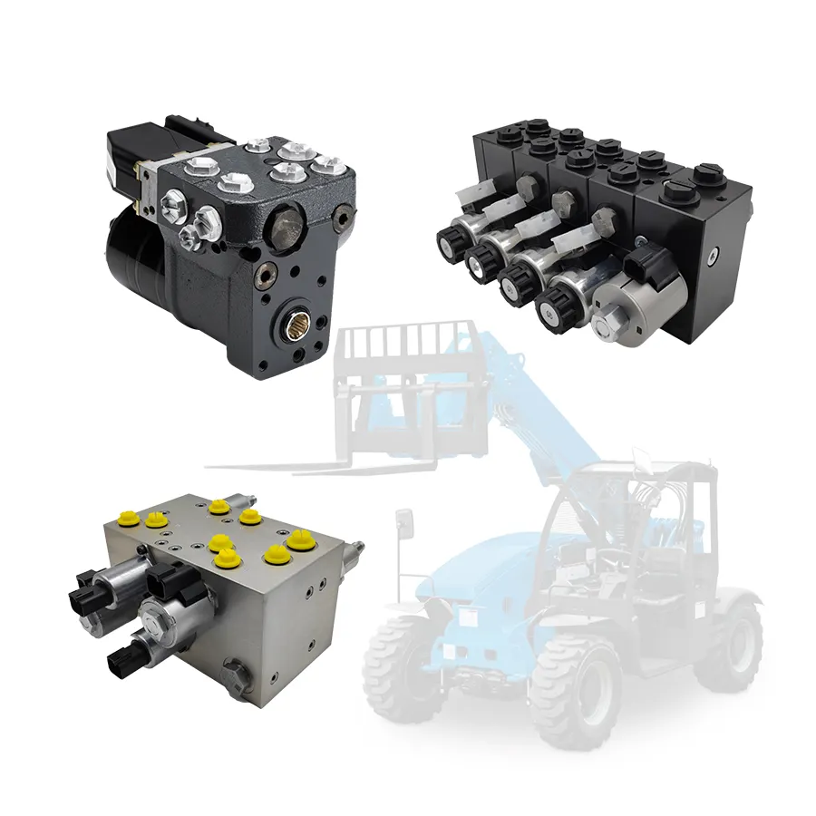 Válvula direccional proporcional multicircuito monobloque Hawe PSL PSV para válvulas hidráulicas de control de dirección y elevación de tractor