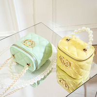 Tendance filles plage gelée PVC chaîne perle mignon réutilisable dame décontracté fourre-tout sac à main femmes petits sacs