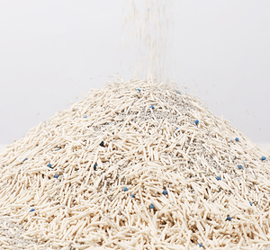 Großhandel Biologisch Abbaubares Deodorant-Streukatzenstreu mit Geringer Staubentwicklung, Schnell Klumpend, 2,0mm Streifenform, Spülbare Tofu-Katzenstreu - Product Image 5