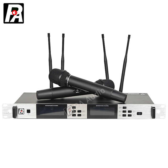 2100 Portable UHF True Diversity Wireless Microphone System for Churches and Conferences