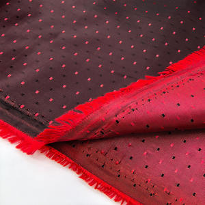 Doublure en <span class=keywords><strong>jacquard</strong></span> tricoté, tissu cationique satiné, veste en polyester, petit <span class=keywords><strong>jacquard</strong></span>, doublure en soie Shu Mei, résistant à l'abrasion - Product Image 4