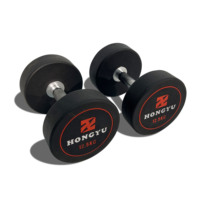 Fabricant de gros poids de fitness réglables de 40kg ensemble d'haltères et mancuernas en caoutchouc avec logo personnalisé pour l'entraînement en force