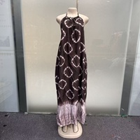 Robe moulante décontractée et élégante en polyester, dernière collection, imprimé ethnique africain, sexy et tendance, à bretelles, pour la saison printanière
