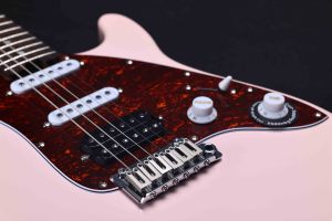 WGS100 Winzz Design Standard Gravity Series 4+2 Tuner Layout Upgraded Pickups 6 <b>String</b> Guitar - Product Image 5
