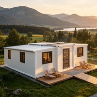 Maisons conteneurs préfabriquées portables de luxe en panneaux sandwich de 20, 30 et 40 pieds pour hôtels, villas et appartements – Conception détachable