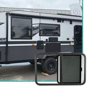 หน้าต่างอะคริลิกแบบเลื่อนสองชั้นแนวนอน/แนวตั้ง <span class=keywords><strong>JDA</strong></span> สำหรับรถบ้าน/รถพ่วง  อะไหล่เปลี่ยนหน้าต่างแบบเลื่อน - Product Image 5