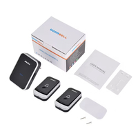 Sonnette de porte intelligente sans fil Aiben 2Q193-BS avec prise EU AU UK US, bouton de batterie, 1 2 3 récepteurs, étanche IP44, 200M, 52 mélodies