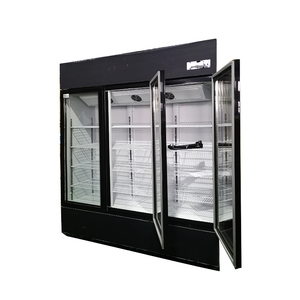 Congélateurs verticaux à triple porte de 1000 L à <span class=keywords><strong>dégivrage</strong></span> <span class=keywords><strong>manuel</strong></span> pour la maison, certification CE, réfrigérateur de présentation pour boissons et légumes - Product Image 3