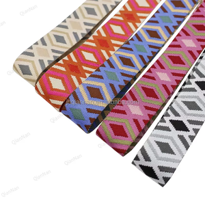 Của phụ nữ Túi dây đeo vai thiết kế mới 5cm rộng hình thoi mô hình Polyester jacquard vải có độ bền cao Giả <span class=keywords><strong>nylon</strong></span> chất liệu - Product Image 2