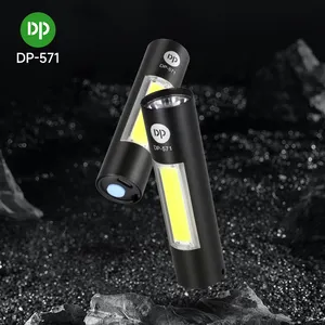 DP עמיד למים LED פלאש אור מיני USB לפיד נטענת זום עוצמה טקטי מיני פנס