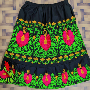 Vente chaude Femme Jupe Motif Floral Imprimé Midi Taille Élastique Jupe En Gros Designer Vêtements Pour Femmes Jupes En Coton pour Femmes - Product Image 1