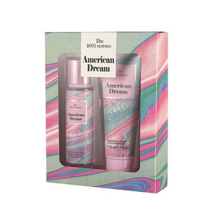 Coffrets Cadeaux Parfum Les 1001 <span class=keywords><strong>Sens</strong></span> Ensemble Cadeau 2 Pièces 150ml Brume Corporelle 150ml Crème Corporelle Hydratante Brume Corporelle Cologne pour Noël - Product Image 1