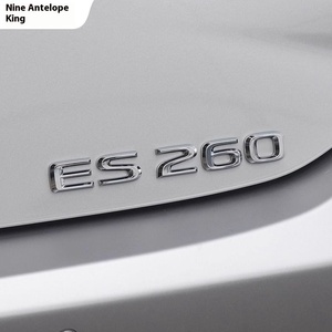 Emblème de queue de voiture pour <span class=keywords><strong>Lexus</strong></span> ES200/260 Emblème de queue extérieur stéréoscopique 3D Accessoire de voiture - Product Image 2