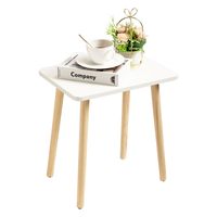 Petite table d'appoint moderne en panneaux de particules, table basse mini antique, assemblage facile, table d'appoint compacte pour salon, chambre, canapé