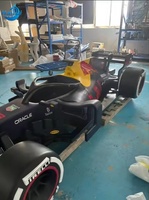 Escultura de Coche de Gran Tamaño Personalizada, Decoración de Fibra de Vidrio, Simulación de Coche de Carreras, Escultura de Fórmula 1