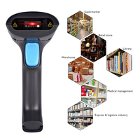 Lector de Códigos de Barras 2D Inalámbrico BT YHDAA, Escáner de Códigos QR de Inducción Automática Continua, Compatible con Teléfonos/Tabletas/Computadoras