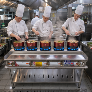 Equipo de Cocina Comercial, Estufa de Gas de un Solo Quemador, Estufa de Acero Inoxidable para Ollas de Barro, Estufa para Ollas Grandes, Quemador para <span class=keywords><strong>Wok</strong></span>, para Restaurante - Product Image 1