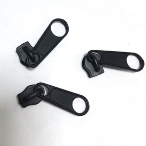 3 #5 #<span class=keywords><strong>8</strong></span> # fermetures à glissière pour Nylon résine métal fermetures à glissière argent glisseur Pull bagages bande Zip Pull Lock Head Kitting - Product Image 1
