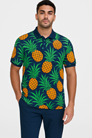 Fabricants de vêtements de golf, logo personnalisé, tissu piqué, polo 97% coton 3% élasthanne, respirant, t-shirts de golf pour hommes, polos