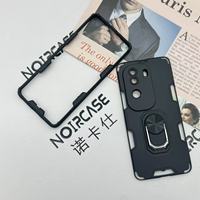 Étui magnétique pour téléphone avec support caché pour Samsung A07 A122026, coque hybride antichoc en TPU et PC avec protection d'objectif
