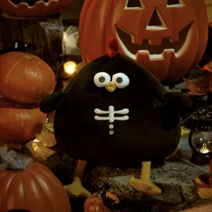 Recién llegado, muñeco de peluche de calabaza y <span class=keywords><strong>pollo</strong></span>, decoración del hogar, regalo de Halloween, juguete de <span class=keywords><strong>pollo</strong></span> suave sin hueso - Product Image 4
