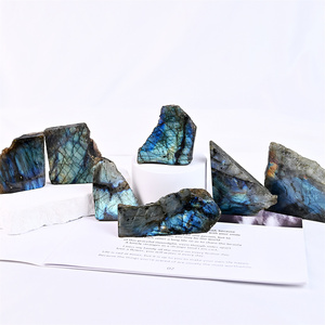 Vendita calda Natrual taglio <span class=keywords><strong>di</strong></span> cristallo curativo fatto a mano artigianato <span class=keywords><strong>pietra</strong></span> Labradorite lastra <span class=keywords><strong>grezza</strong></span> per gioielli materiali - Product Image 3
