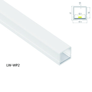 2021 LEDWIDE Nhựa <span class=keywords><strong>U</strong></span>-loại Chống Thấm Led Nhôm Hồ Sơ Cho Chiế<span class=keywords><strong>u</strong></span> Sáng Trong Nhà Và Trang Trí - Product Image 1