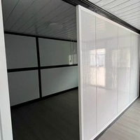 Maison préfabriquée pliable en conteneur, maison modulaire portable extensible